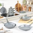 thumbnail image 2 of Salter BW02762 Marble Collection Forged Aluminium Non Stick Frying Pan, 20 cm, Grey, 2 of 5