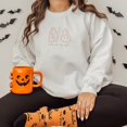 thumbnail image 5 of Just Two Spooky Fellows Halloween Embroidered Crewneck, 5 of 5