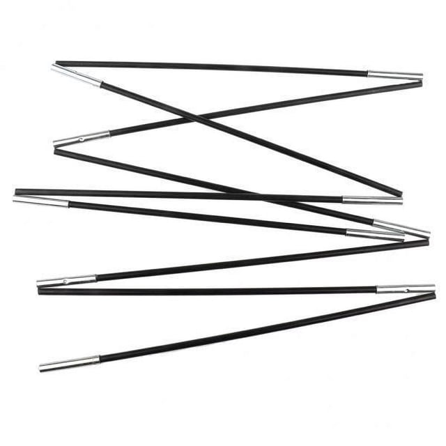 Almencla 2x2 Pièces de Fibre de Verre pour Camping, Randonnée, Voyage, Poteaux de Tente, Remplacement, 7 Sections