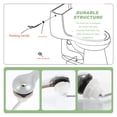 thumbnail image 3 of Miangastore Toilet Flusher Handle Compact Retro Design 1Pcs 10.2x2x1.3in, 3 of 8