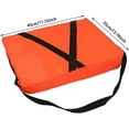 thumbnail image 6 of Red Throwable Flotation Device - 18"x14" Boat Cushion with Strap, High Buoyancy Waterproof Float for Boating Safety & Emergency Rescue, Swimming & Rescue Boat Throwable Flotation Device, 6 of 9