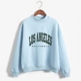 thumbnail image 2 of MEZZALL Women Sweatshirts Letter Printed Long Sleeve Autumn Winter Crewneck Pullover Basic Daily Outdoor Birthday Travel Tops, 2 of 5