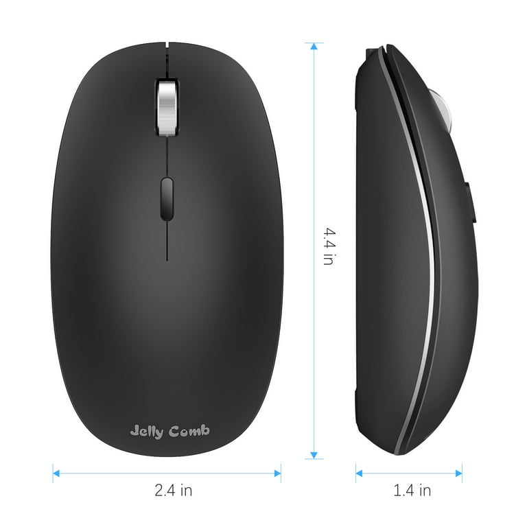 Jelly Comb Wireless Mouse 2.4GHz Bluetooth Rechareable Mobile