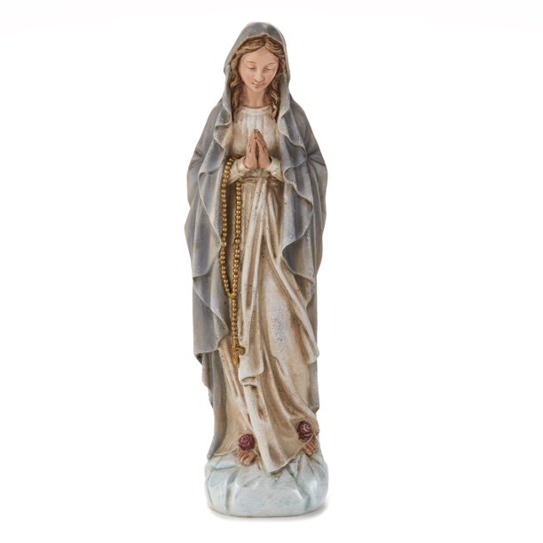 Saint Mary Figurine Garden Religious Statue For Outdoor Landscaping Com Saint Mary Figurine Garden Religious, Garden Religious Statues