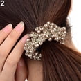 thumbnail image 1 of Trayknick Mode Femmes Fausses Perles Perles Bandeau Corde Chouchou Porte-Queue de Cheval, 1 of 10