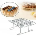 thumbnail image 1 of Coofit Ice Cream Cone Holder 16 Slots Foldable Cupcake Cone Rack Ice Cream Cone Rack, 1 of 10