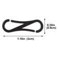 thumbnail image 2 of HORIALENCE 100Pcs Clip Clasp Hook Buckle Durable Plastic for Umbrella Rope Use, 2 of 5