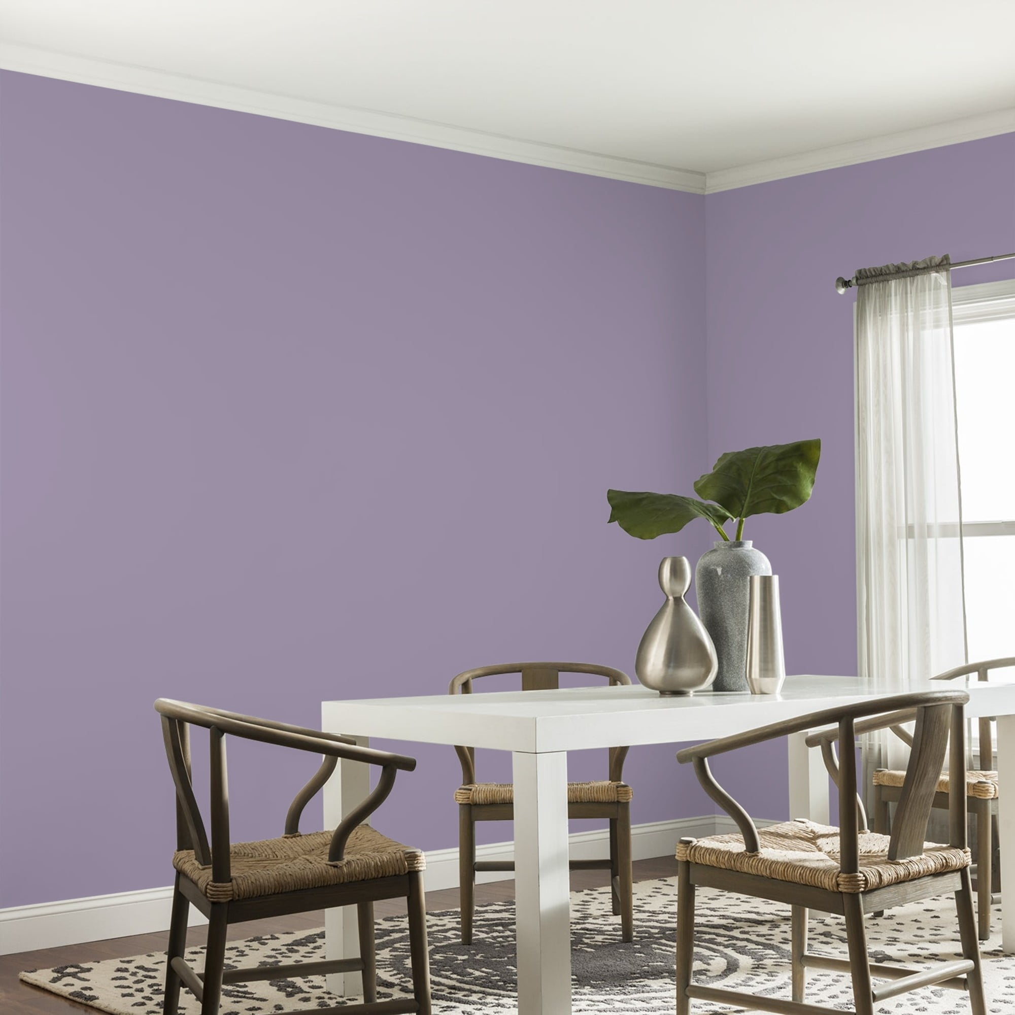 Glidden Fundamentals Smoky Grape / Purple, Eggshell Interior Paint, 1 Gallon