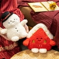 thumbnail image 5 of Cute Christmas Plush Toys Set - Gingerbread Man, Snowman, Christmas Tree, Red House & More Festive Decorations for Holiday Gifts, 5 of 5