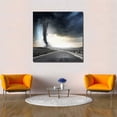 thumbnail image 6 of Square Wall Art Paintings Canvas Tornado and Lightning Giclee Artwork Modern Prints Pictures for Bedroom Living Room Home Decor,Wooden Frame,Ready to Hang,16x16inch,Nature, 6 of 6