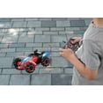 thumbnail image 5 of Lexibook, Crosslander Fire, Remote-Controlled car, up to 12km/h, 4 Wheel Drive, Smoke Jet, Light and Sound Effects, Music, Remote Gesture Control Bracelet Included, Rechargeable, RC60, Red, 5 of 7
