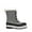 DARK GREY, variant on BURUDANI Women's Snow Winter Boots Waterproof Warm Faux Fur Lined Lace Up Anti-slip Outdoor Mid Calf Duck Boots