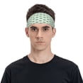 thumbnail image 2 of Daiia Cute Crocodile printed Men's Performance Headband,Sports Headbands,Moisture Wicking Workout Headband, 2 of 9