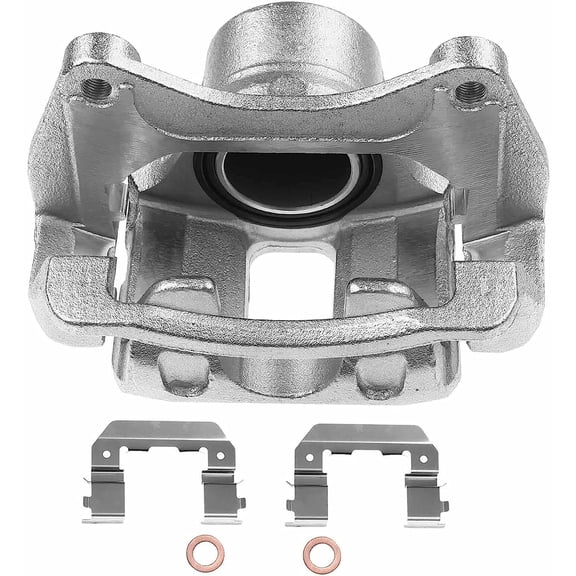 A-Premium Disc Brake Caliper Assembly with Bracket Compatible with Select Hyundai Models - Azera 2012 2013 2014 2015 2016 2017, V6 3.3L - Front Left Driver Side