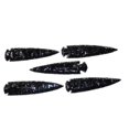thumbnail image 5 of 5 Obsidian Ornamental Spearheads  #9364     Arrowhead, 5 of 5