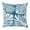 Cyan, Blue, White, variant on Throw Pillow Covers 26x26 Inch, Palm Tree Monstera Decorative Pillow Cases for Couch Sofa Bed, Indigo Blue Leaf Boho Botanical Tropical Cotton Linen Square Home Decor Pillowcases with Hidden Zipper