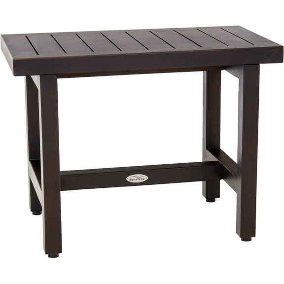 Patented 24" Spaâ„¢ Lotus Mocha Teak Shower Bench