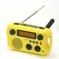 thumbnail image 4 of Kaito KA580 Emergency Radio with Solar Dynamo Crank AM FM NOAA Weather Receiver - Yellow, 4 of 6