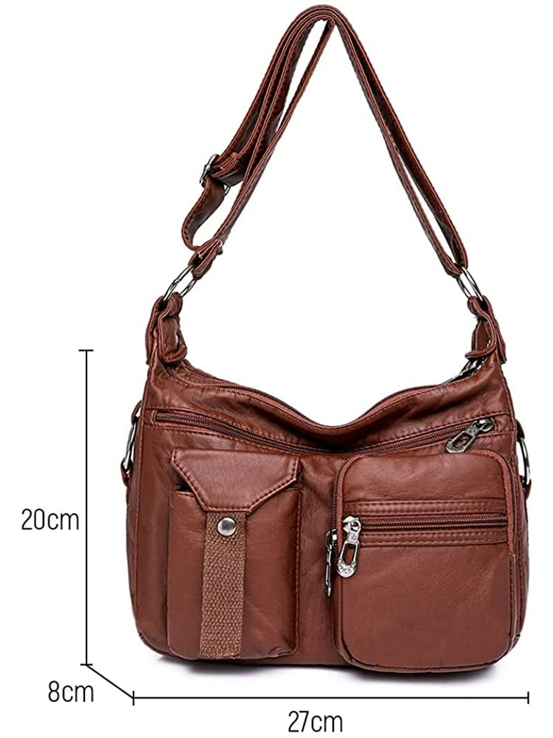 Soft Leather Crossbody Purse for Women Pocketbooks  display picture 1
