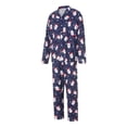 thumbnail image 4 of Nituyy Family Matching Christmas Pajamas Sets Long Sleeve Sleepwear Xmas Plaid Pjs Set for Couples Women Men, 4 of 10