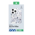 thumbnail image 6 of onn Blue Toile Phone Case for iPhone 16 Pro Max, 6 of 6