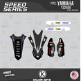 thumbnail image 4 of Kalair GFX Graphics Kit for Yamaha YZ250X (2016-2022) Speed Series, 4 of 5
