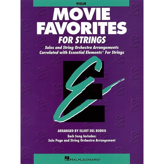 Essential Elements Movie Favorites for Strings: Violin Book (Parts 1/2), (Paperback)