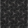 thumbnail image 4 of HomeRoots 676552 8 x 10 ft. Black & Ivory Geometric Transitional Washable Machine Made Rectangle Area Rug with UV Protection, 4 of 9