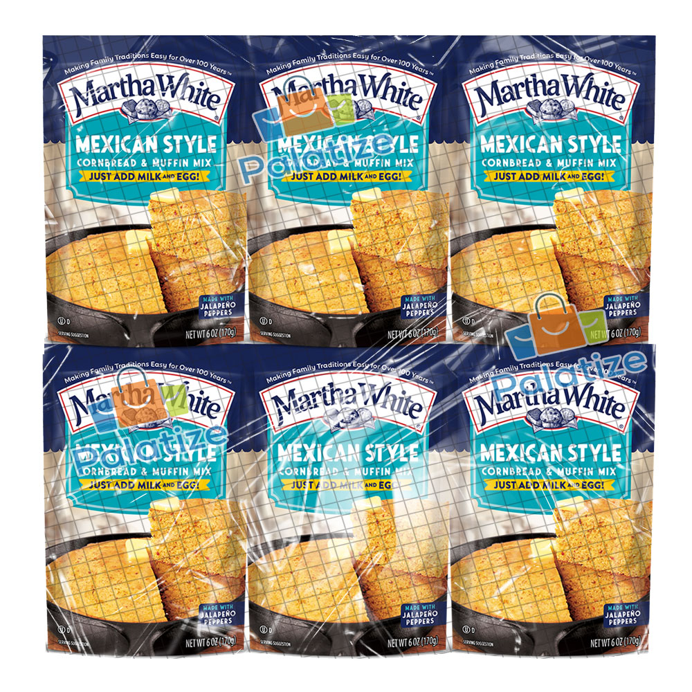 Martha White Mexican Style Corn Bread And Muffin Mix (6 Oz) 3 Pack...