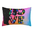 thumbnail image 1 of Entre nosotros Funda de almohada Linda funda de cojín Conjuntos de cojines traseros de dibujos animados Ropa de cama suave Decoración del hogar Regalos de boda 20x30 pulgadas, 1 of 1