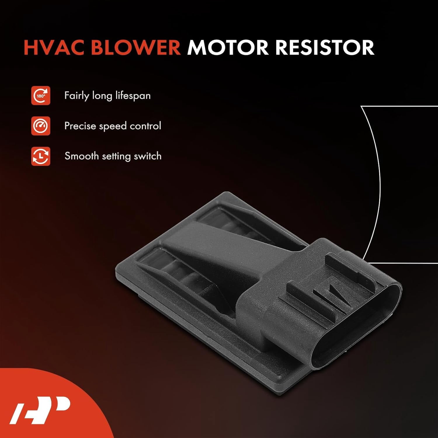 A-Premium HVAC Blower Motor Resistor Compatible with Chevrolet Trailblazer/Trailblazer EXT 2002-2006 & GMC Envoy/Envoy XL 2002-2006, Envoy XUV 2004-2005 & Isuzu Ascender 2003-2008 & Saab 9-7X