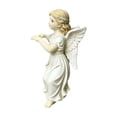 thumbnail image 2 of Statue Gardening Patio Balcony Outdoor Decoration Girl Hanging Flower Pot Resin Ornament, 2 of 6