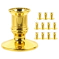 thumbnail image 1 of 12 Uds. Candelero decorativo con Base para velas de mesa, soporte para velas de boda, 1 of 6