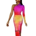 thumbnail image 3 of Spectrum Half Dleeve Split Dress Evening dresses Women"s summer suit, 3 of 6