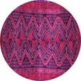 thumbnail image 1 of Ahgly Company Indoor Round Persian Pink Traditional Area Rugs, 8' Round, 1 of 4