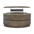 thumbnail image 4 of Magnussen Home Baisden Tobacco Round Lift Top Cocktail Table With Casters, 4 of 6