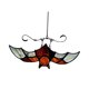 thumbnail image 5 of Adorno Colgante Acrílico de Murciélago Al Revés de Halloween 7x3 Pulgadas con Metal, 5 of 9