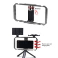 thumbnail image 4 of Phone Grip Stabiliser Cage, Phone Video Stabilizer Rig Kit Firm Grip Aluminum Alloy with 1/4in Screw Port for Live Streaming, 4 of 7