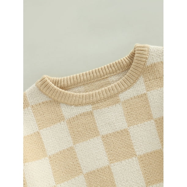 WIFORNT Kids Baby Fall Winter Sweaters Long Sleeve Round Neck