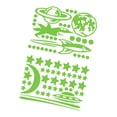 thumbnail image 4 of 2 Piezas de Calcomanías para Pared, Puerta, Espacio Cósmico, Ornamento Decorativos para Hogar Verde, 4 of 9