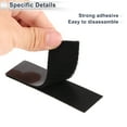 thumbnail image 4 of Unique Bargains 10 Pcs Universal Hook and Loop Tape Adhesive Back Double Sided Sticky-Back 1.18" x 3.94" Black, 4 of 6