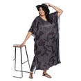 thumbnail image 3 of Robes Caftans en Satin de Polyester pour Femmes Grande Taille Longues Maxi Kimono Caftans pour Dames, 3 of 7