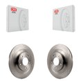 thumbnail image 1 of CMX Rear Disc Brake Rotors Pair for Car Mitsubishi RVR Outlander Eclipse Cross PHEV Sport K8-100935, 1 of 8