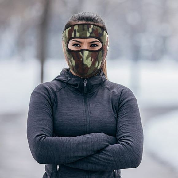 EARKITY Winter Mask, Winter Fleece Mask, Winter Fleece Cycling Full Face Mask, Winter Fleece Ski Mask for Women, Full Cover Face Mask, Outdoor Windproof Mask Breathable Thickened Dustproof