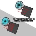 thumbnail image 2 of Ventilador solar Portátil Jadeshay con cargador de panel solar 3W 6V, 2 of 8