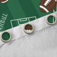 thumbnail image 4 of Homewish Rugby Game Blackout Curtains Set of 2 (52x84 Each),American Ball Sport Sport Window Curtains,Green Brown Curtains and Drapes For Boys Kids,Luxury Bedroom Decor, 4 of 6
