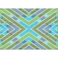 thumbnail image 1 of Ahgly Company Indoor Rectangle Patterned Dinosaur Green Area Rugs, 5' x 7', 1 of 6