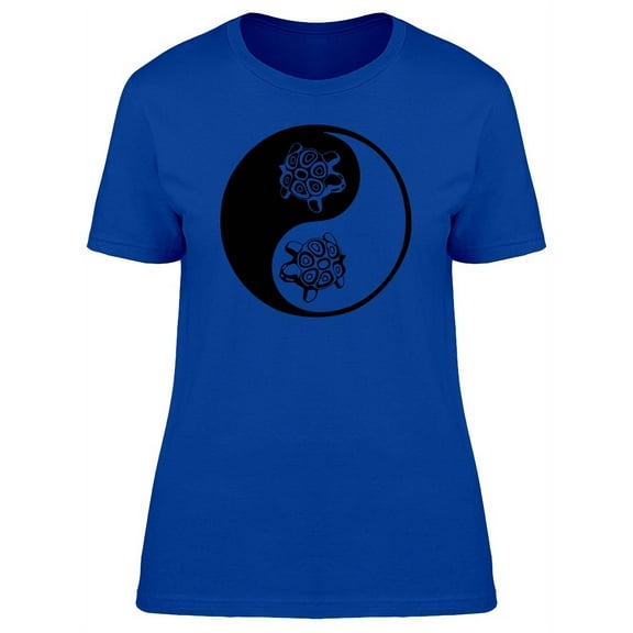 Yin Yang Turtle T-Shirt Women -Image by Shutterstock, Female XX-Large