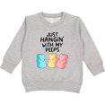 thumbnail image 2 of Inktastic Easter Just Hangin' with My Peeps Toddler Sweatshirt, 2 of 4