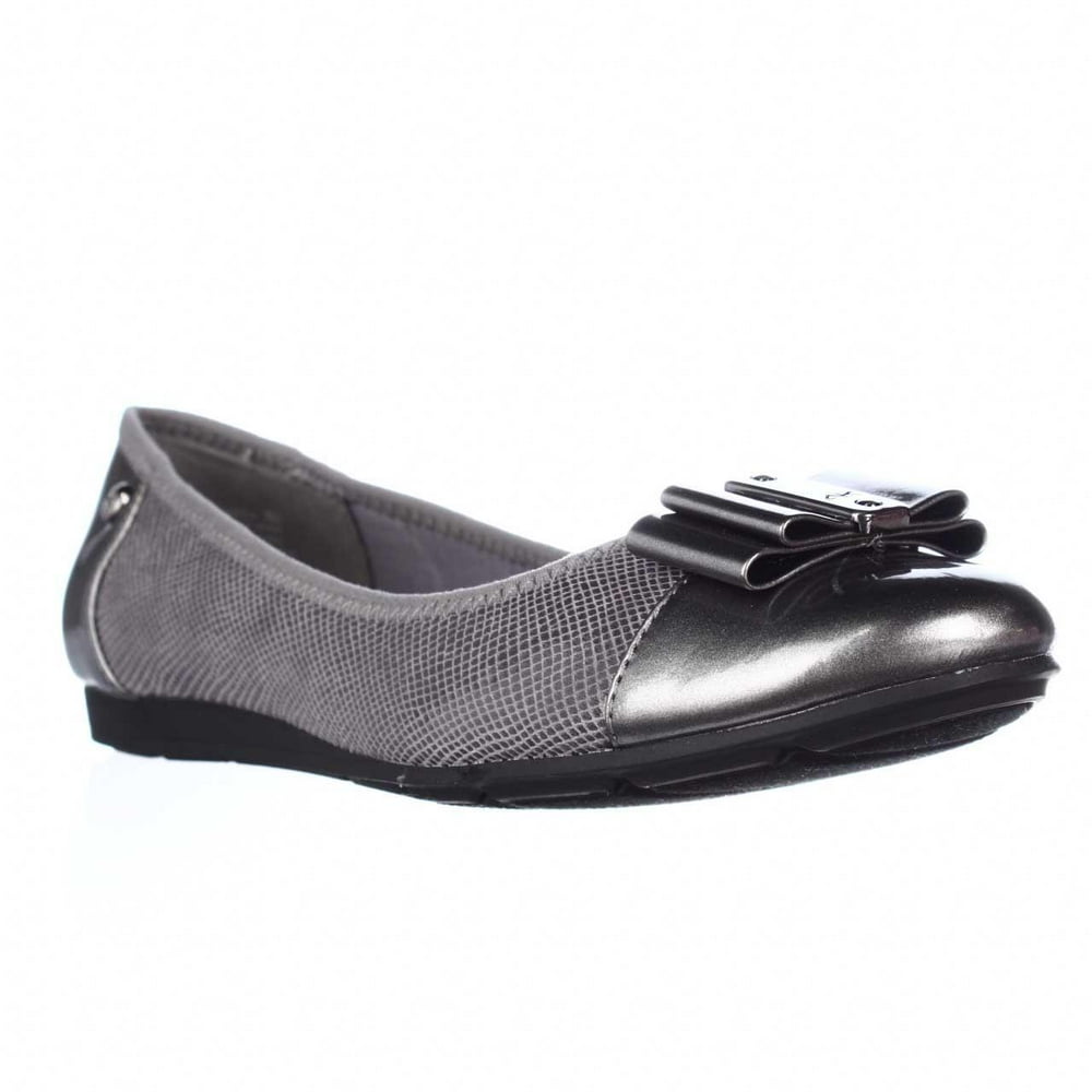 anne klein flats with bow